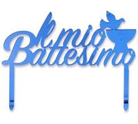 Cake Topper Battesimo Azzurro