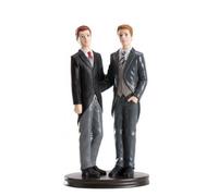 Cake Topper Coppia Sposi Arcobaleno