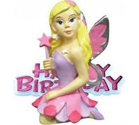Cake Topper Creative Party Happy Birthday & Fairy SG11065 (Taglia unica) (Rosa)