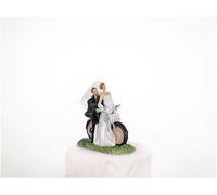 Cake Topper DECORAZIONE SPOSI IN MOTOCICLETTA