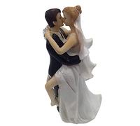 Cake Topper Matrimonio Coppia di Sposi Sexy Bacio 6 Pollici Altezza