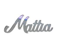 CAKE TOPPER NOME A SCELTA IN PLEXI COLORE A SCELTA DIMENSIONE PERSONALIZABILE (LUNGHEZZA 20 CM)