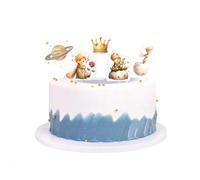 Cake Topper Picks con cartoncino sagomato 5pz personaggio a scelta per compleanno ed eventi di ogni genere elementi decorativi decorazioni per dolci (Little Prince)