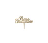 Cake topper prima comunione in legno ETM-P0143-1
