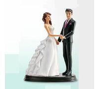 Cake Topper Sposi che si tengono per Mano