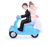 Cake Topper Sposi in Vespa