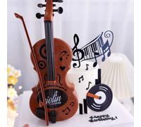 Cake Topper Strumento Musicale Violino Giocattolo Di Mini Decorazione