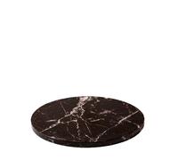 Cakeboard Sottotorta rigido rotondo nero effetto marmo Ø30 h 1,2 cm