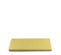 Decora 0931709 Sottotorta Rettangolare 30 X 40 X H 1,2 CM, Cartone, Oro