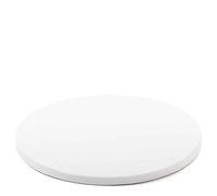 Cakeboard vassoio Sottotorta rotondo rivestito bianco Ø45 h 1,2 cm