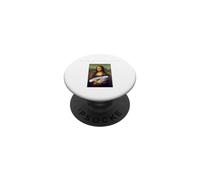 Caked Monna Lisa 'think about the earth Slogan PopSockets PopGrip Adesivo