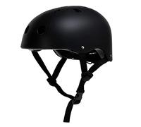 CAKEEYUM Casco per Bici per Adulti Casco ciclabile Regolabile per la Protezione da Skateboard per Pattinaggio per Pattinaggio caschi di Bici Nera, Bicicletta, Ciclismo, Skateboard, Protezione