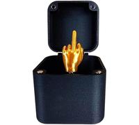 CAKEEYUM Dito Medio in Scatola Divertenti Regali per Il Dito Medio con Solo per Te sul Coperchio Confezione Regalo Scherzo da 2 Pollici per Natale, Halloween, Pesce d'aprile