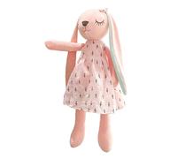 CAKEEYUM Peluche Lapin, Gioco in Peluche Doux, Mignon Lapin aux Longues Oreilles Tombantes, Décoration de Pâques, de 35 cm, jouet en, Coussin, P