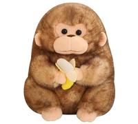 CAKEEYUM Scimmia ripiena Peluche Scimmia realistica da 9 Pollici Peluche Morbida e Carina Marrone per Decorazioni e Coccole