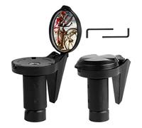 CAKEEYUM Specchietto retrovisore per Bicicletta Specchietto retrovisore per Bicicletta, estremità del Manubrio per Mountain Bike Regolabile a 360 Gradi, 2 Pezzi, specchietti retrovisori per, estrem