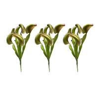 CAKEEYUM Venus Flytrap 3PCS 15.8 Pollici Artificiale Venus Fly Trap Piante realistiche 8 Teste Trappola per Mosche Costume Piante finte riutilizzabili per Ufficio casa Tavolo Vaso Giardino Interno