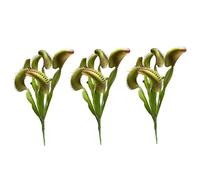 CAKEEYUM Venus Flytrap 3PCS 15, 8 Pollici Artificiale Venus Fly Trap Piante realistiche 8 Teste Trappola per Mosche Costume Piante finte riutilizzabili per Ufficio casa Tavolo Vaso Giardino Interno