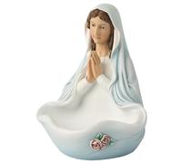 CAKEEYUM Vergine Maria Statua Lifeleke Madre Maria Statua Cattolica dipinta a mano Figura materna benedetta per i regali religiosi decorazioni per la casa