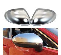 Cakievro 1 paio di tappi per specchietto retrovisore, copertura per specchietto retrovisore per VW Passat B8 CC Arteon R line Opaco Cromo, copertura per specchietto retrovisore, adatto