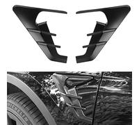 Cakievro Auto Side Camera Flanks Covers Spoiler Decorative Protector Guards Dust proof Carbon Fiber DIY Kit Accessori Per Tesla Model 3 Y (nero opaco)