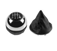 Cakievro Copertura cromata per pomello del cambio per Fia-t 500 500C 2007 2008 2009 2010 2011 2012 2013 2014 2015 2016 2017 2018 (2 pezzi cromati a 6 velocità)