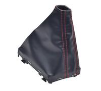 Cakievro Cuffia del cambio auto, leva del cambio auto, rivestimento in pelle PU, per Au=di A3 A4 A5 A6 Q5 Q7 (linea rossa)