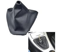 Cakievro Cuffia soffietto per leva del cambio - compatibile con bmw E90 E91 E92 E93- colore: nero - in pelle sintetica