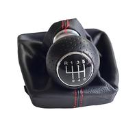 Cakievro Pomello Cambio + Cuffia Leva A4 8E B6 B7 (2000-2008) - Set 6 Marce - Pelle Nera/Rossa