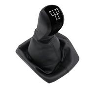 Cakievro Pomello del cambio a 5/6 marce in pelle per Sko-da O-ctavia 2 A5 A6 2004 2005 2006 2007 2008 2009 2010 2011 2012 2013 (5 velocità)