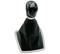 Cakievro Pomello del cambio a 5 marce, adatto per Ford Focus 2 MK2 FL C-MAX 2006 - 2011, adatto per Ford MK3 MK4 MK7 Galaxy (nero 6S)