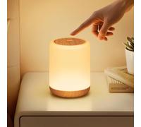 CAKLIK Lampada da Comodino Touch Dimmerabile, LED Lampada Notturna con 256 RGB e 3 Modalità, 2000mAh Abat Jour Senza Fili USB Ricaricabile con Timer per cameretta dei bambini Adulto