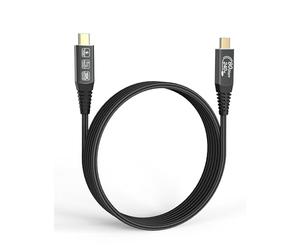 CAKOBLE 80Gbps usb c thunderbolt 5 50cm,cavo USB5 compatibile cavo thunderbolt 4,USB4,thunderbolt 3 16K/8K Video 240W Charging,per MacBooks,iPad Pro,Hub,Dock,M2,M3,SSD,eGPU,Laptops, Display,Monitor