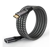 CAKOBLE Cavo di prolunga 3.2Gen2 2M 20Gbps 100W/5A USB C maschio e femmina compatibile 3.2 3.1 3.0 4K@60Hz per Hub Dell XPS caricabatterie