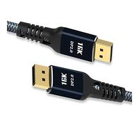 CAKOBLE cavo displayport 2.0 16K 10K 8K 4K DP1.4 DP1.2 HBR3 16K (15360x8640) @ 60Hz 10K / 8K @ 60Hz 4K @ 165Hz 144Hz 80Gbps HDCP 3D ad alta velocità Cavo DP-to-DP ultra sottile e flessibile 1m