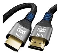 CAKOBLE Cavo HDMI 2.2 50 cm | 96Gbps Per cavo hdmi 2.1,ultra veloce 16K@60Hz, 8K@240Hz, 4K@480Hz | eARC, HDR10+, HDCP 2.3, Dolby Vision | Per PS5,Xbox Series X/S,Soundbar,PC da gioco,HDTV, Monitor
