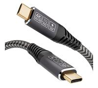 CAKOBLE Cavo USB C a USB C 20 Gbps, Cavo USB Type-C 3.2 Gen2, 100W 20V/5A Ricarica Rapida, Trasmissione Video 4K @ 60Hz Per Laptop, Telefoni Cellulari, Monitor, Dispositivi USB C 0.5M