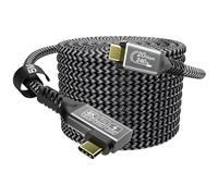 CAKOBLE Cavo USB Type-C, 240W USB 3.2 Gen2 20 Gbps Tipo C Ricarica Rapida,5K@60Hz Cavo USBC Video Compatibilità Thunderbolt 4/3 Per iPhone 15 (5 metri)