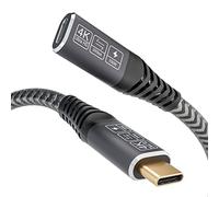 CAKOBLE Prolunga USB 3.2Gen2 0.25M,20Gbps 100W/5A Cavo USB Maschio e Femmina Supporta USB C 3.2/3.1/3.0, 4K@60Hz HDR Cavo USB Type-C Compatibile Caricatore USB C Hub/Dell XPS/MacBook