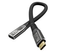 CAKOBLE prolunga usb c 40gbps 25cm, prolunga thunderbolt 4 [40Gbps & 240W] prolunga type c thunderbolt, 8K@60Hz Cavo USB4 Per iPhone 16 Pro/Max, MacBook, Laptop, Monitor