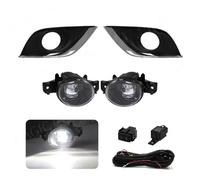 CAKYSE Auto Gruppo Fendinebbia Compatibile con Nissan per Sunny per Versa per Berlina N17 2014 2015 2016 2017 2018 Fendinebbia Lampada da per Corsa Diurna Luce Diurna Impermeabile(Fog Lamp)