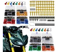 CAKYSE Compatibile con Hyosung per Gt250r per Rally 50 per Rally Sf50r Viti Carenatura Set Bulloni Kit Accessori Moto Vite di Fissaggio Bulloni per Carenatura(Yellow)