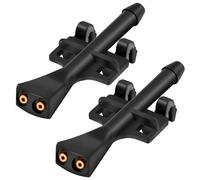 CAKYSE Compatibile con Opel per Vauxhall per Meriva A MK1 2010 2009 2008 2007 2006 2005 2004 2003 2X Parabrezza Anteriore Ugello Lavavetri Jet Liquid Spray Hood Ugello per Parabrezza