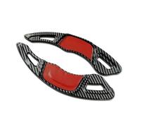 CAKYSE Compatibile con per Golf 7 7.5 per GTI per Tiguan per Scirocco Volante per Auto Paddle Shifter Gear Shift Shifter Accessori di Estensione 469512 Paddle del Volante Auto(Black Carbon Fiber)