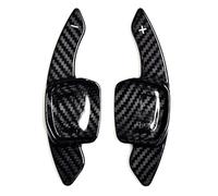 CAKYSE Compatibile con per Golf 8 MK8 per CC 2020 2021 2022 2023 Auto Volante in Fibra di Carbonio Paddle Shifters Estensione Modifiche Interne Paddle del Volante Auto(Carbon Black)