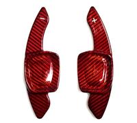 CAKYSE Compatibile con per SK per Custom per Golf Mk8 per GTI per Rline Auto Volante in Fibra di Carbonio Paddle Shifters Accessori di Estensione SK-00076 Paddle del Volante Auto(Glass Fiber Red)