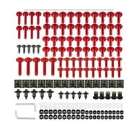 CAKYSE Compatibile con Victory per Kingpin per Vegas 8-Ball per Vegas Set di Viti per carenatura Bassa Kit di bulloni Accessori Moto Elementi di Fissaggio a Vite Bulloni per Carenatura(Red)