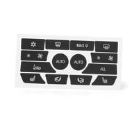 CAKYSE Rifiniture Interne Auto Compatibile con BMW per Serie 5 2009 2010 2011 2012 2013 2014 2015 Adesivi per Pulsanti di Controllo del Clima Dell'auto Set di Accessori di Ricambio