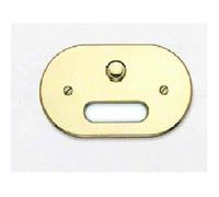 CAL CAMPANELLO E TARGA PORTA NOME IN OTTONE LUCIDO P610