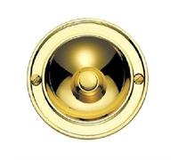 CAL CAMPANELLO TONDO IN OTTONE LUCIDO P630